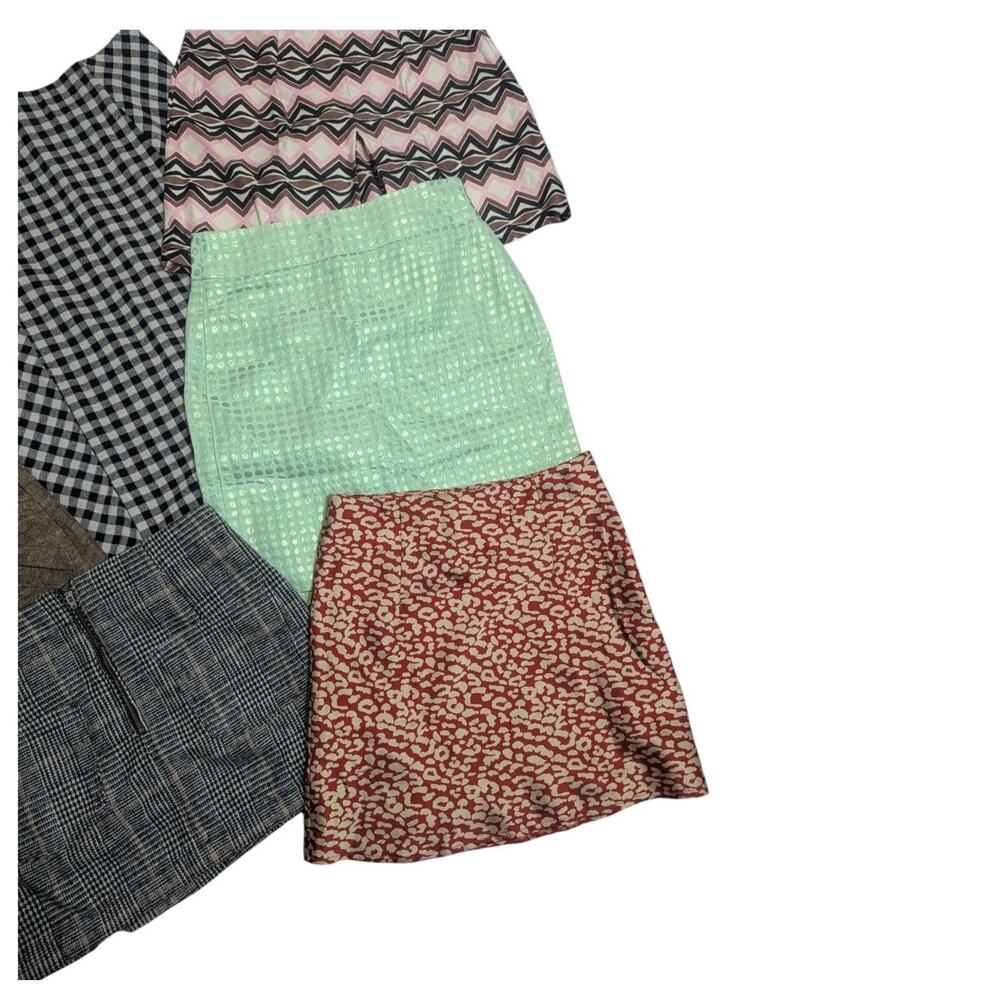 7pc Skirt Bundle Size XS 0 2 Pencil Office Siren J Crew Etcetera Polly Hutch - Picture 6 of 7